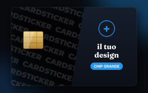 Chip grande - Personalizza tu stesso - adesivo per carta
