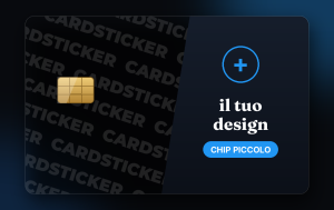 Chip piccolo - Personalizza tu stesso - adesivo per carta