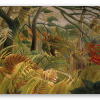 Tigre in una tempesta tropicale