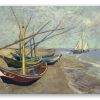 Barche di pescatori sulla spiaggia