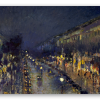 Boulevard Montmartre di notte
