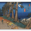 Hiroshige Viaggiatori al chiaro di luna