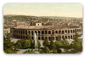 Verona in stampe fotocromatiche