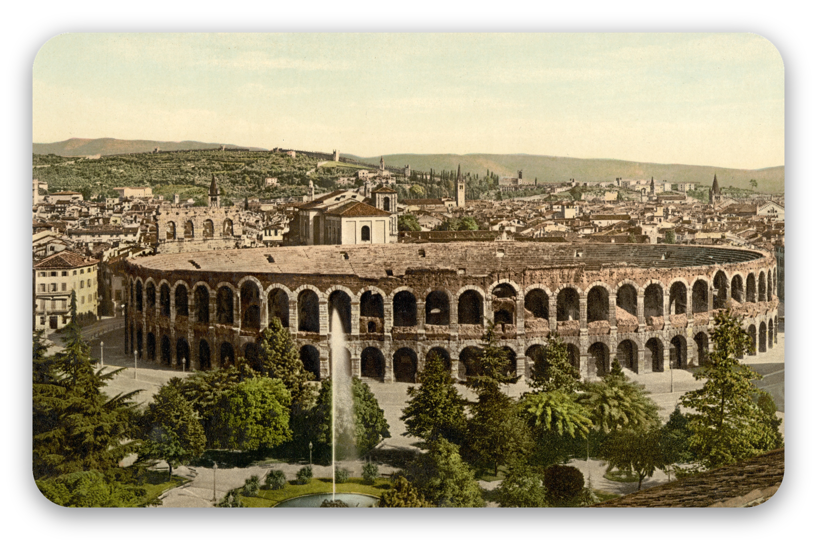 Verona in stampe fotocromatiche