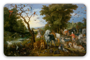 L'ingresso degli animali nell'arca di Noè - adesivo per carta