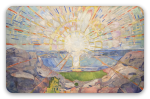 Il sole - adesivo per carta
